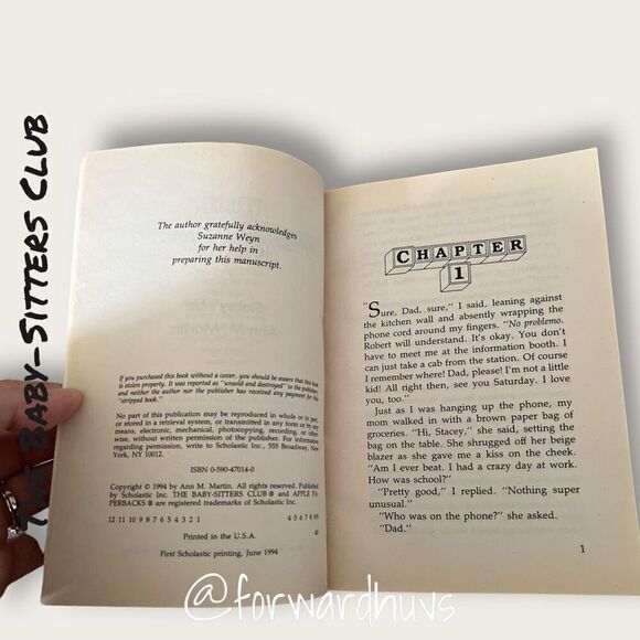 Bundle Closet Sale 3 for $15 | Baby-Sitters Club | Book #76 | Vintage 1994 - Picture 6 of 8